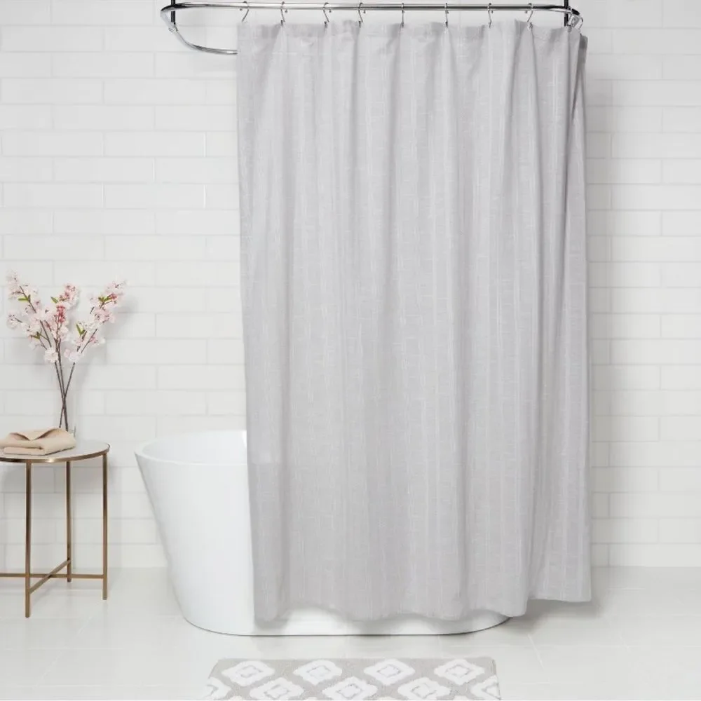 ‎Threshold 100% Cotton Shower Curtain